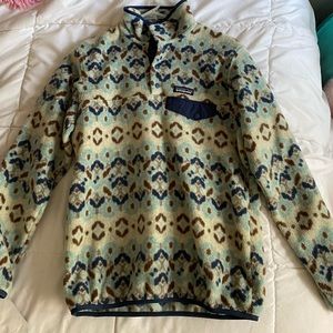 Patagonia Patterned Quarter Zip
